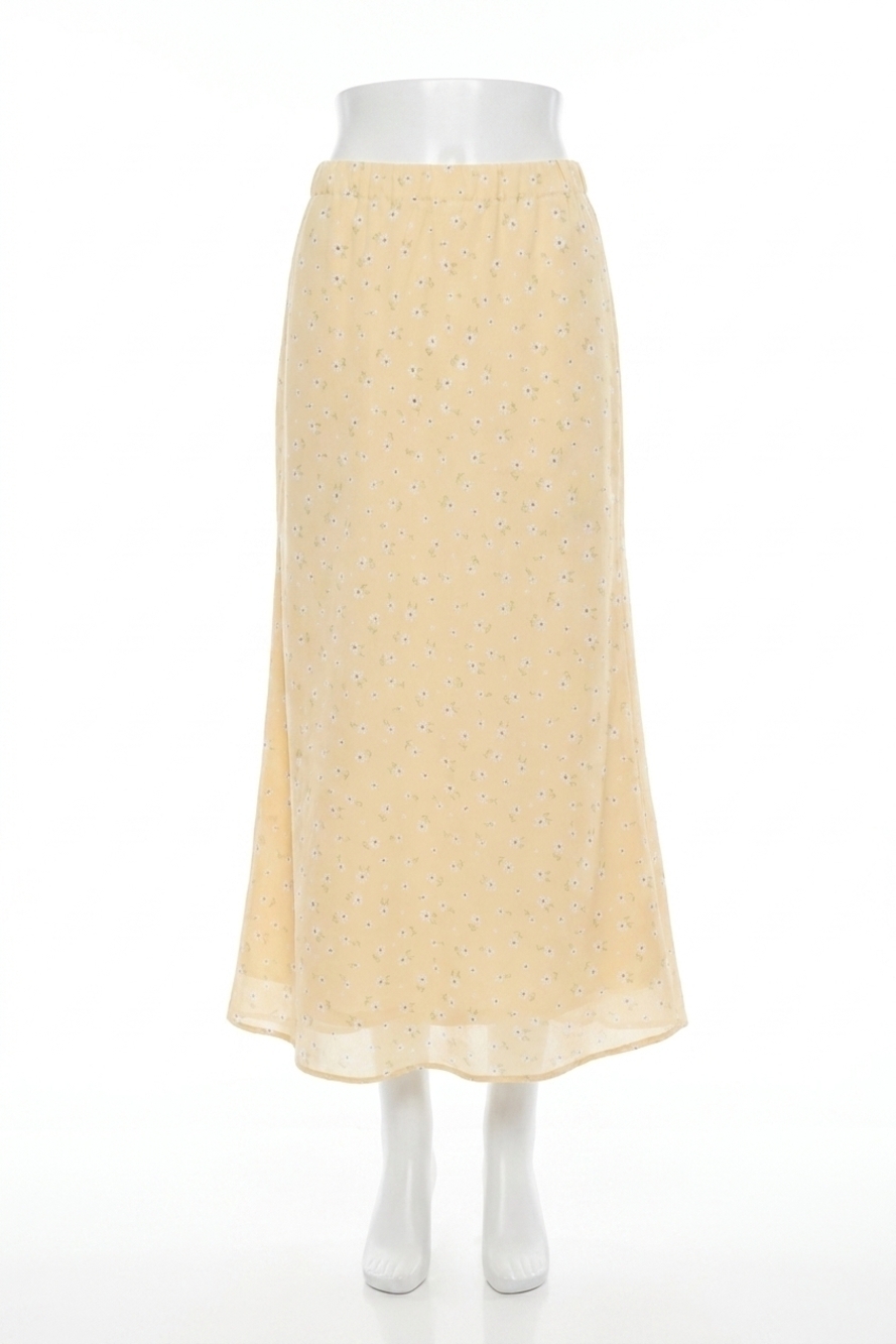 NEW WISHLIST dixie floral skirt in daisy yellow